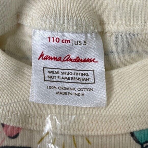 Hanna Andersson Holiday Family Print Bright Bulbs Pajama Set Top Bottoms Unisex - Picture 4 of 7